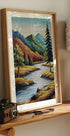 Mountain River Tapestry Poster - Posterbox