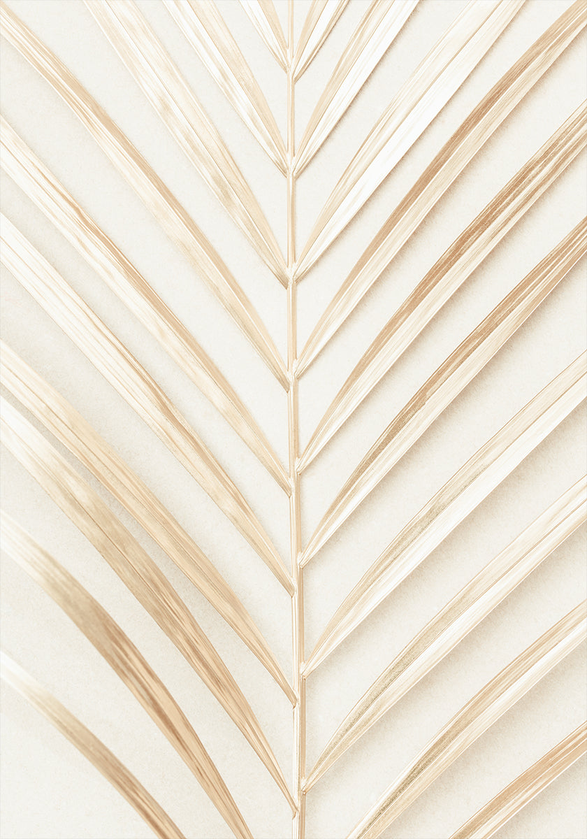 Golden Palm Leaf -juliste