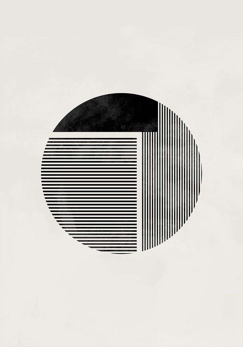 Minimalistinen pyöreä