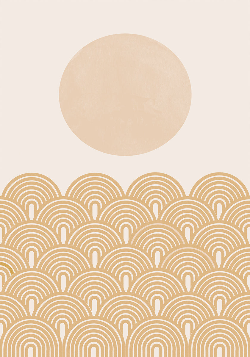 Kultaiset auringon aallot