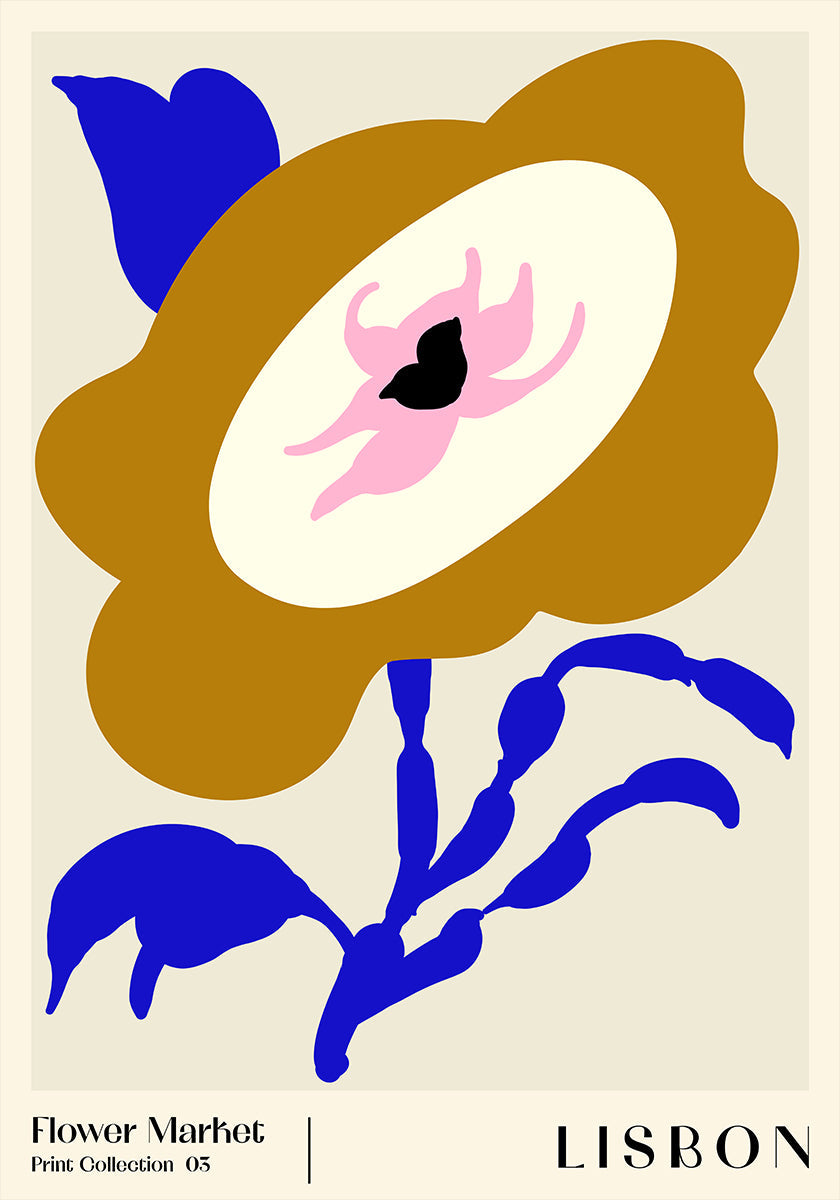 Kukkamarkkinat. Lissabonin juliste