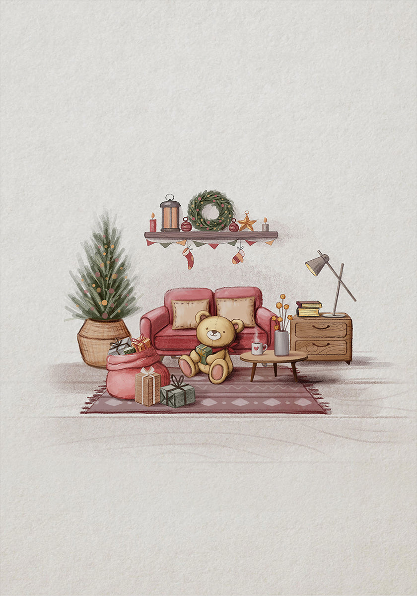 Viihtyisän huoneen juliste