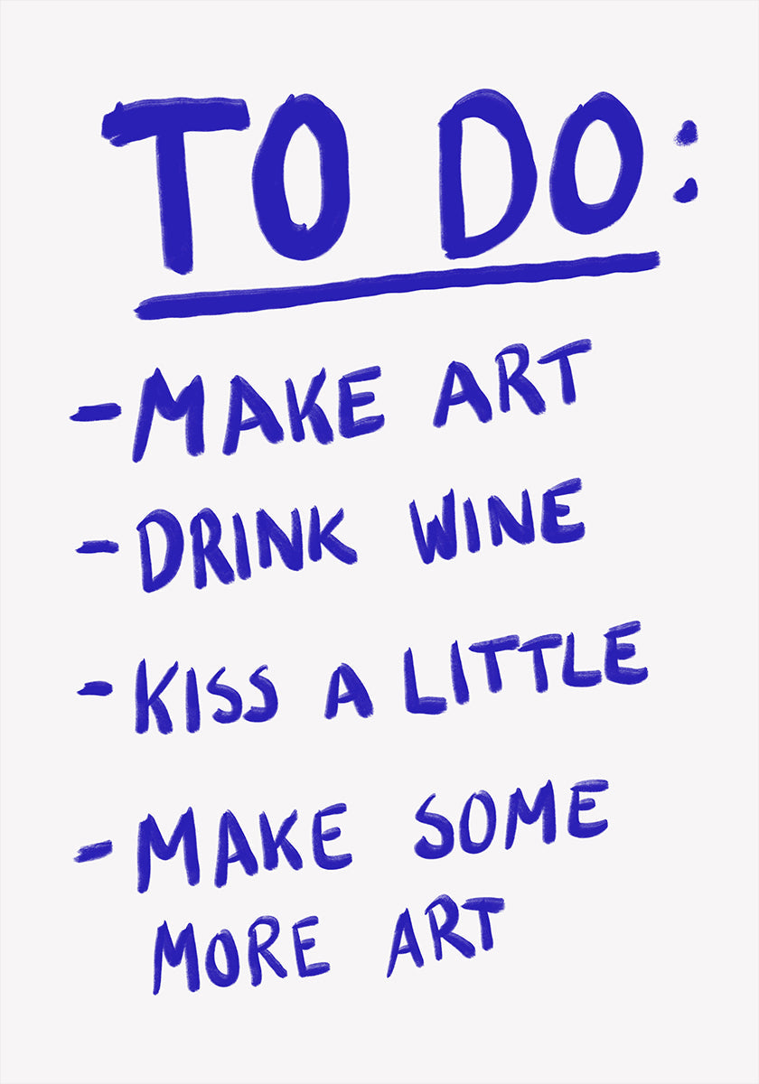 Creative To-Do List -juliste