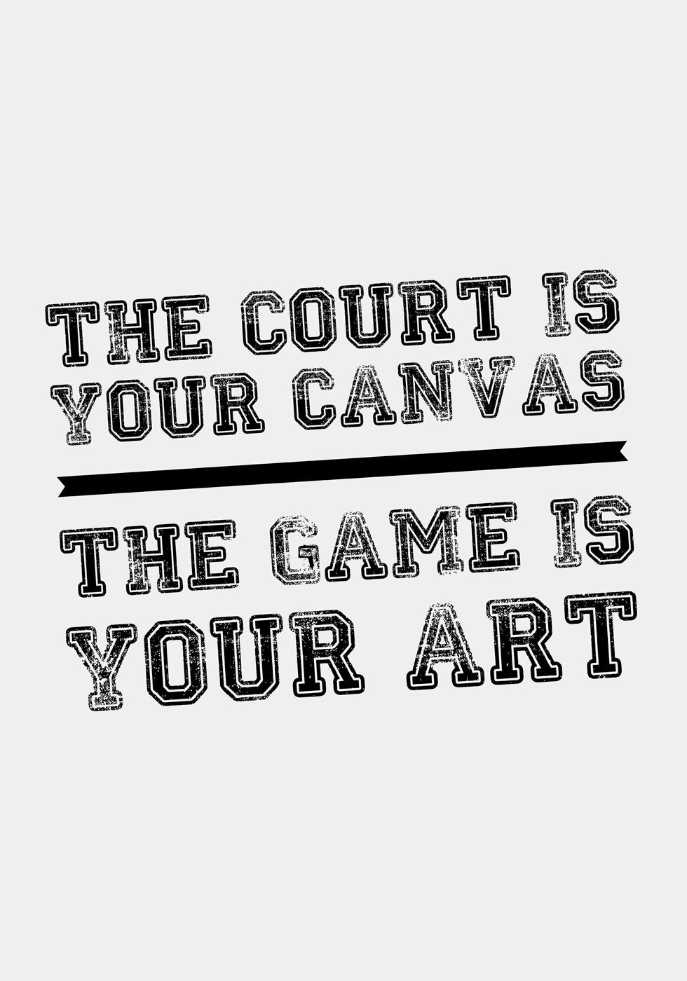 The Game Is Your Art Plakat - Posterbox.no