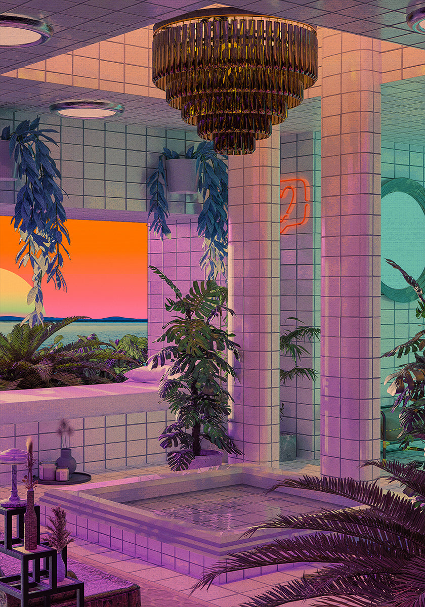 Vaporwave-allas