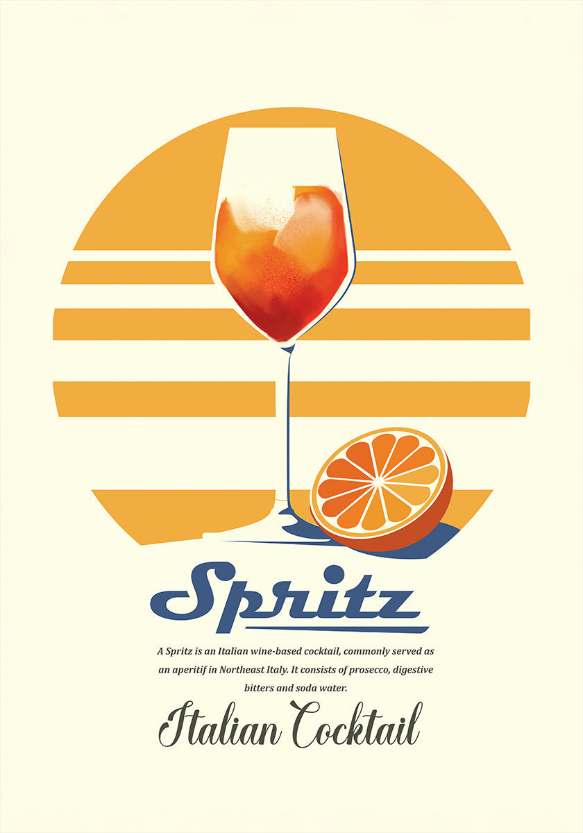 Spritz summer print juliste