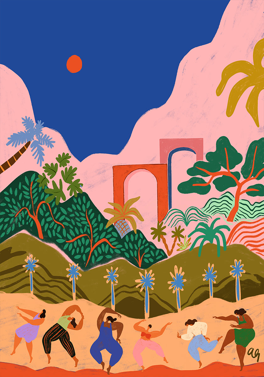 Dancing In Paradise -juliste