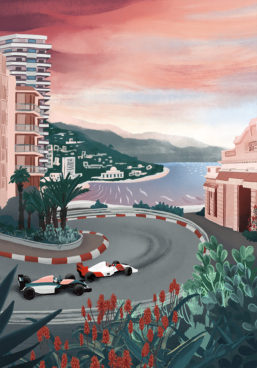 Monaco Circuit -juliste