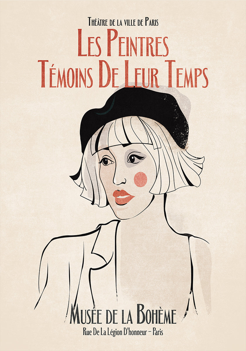 Pariisin museon juliste