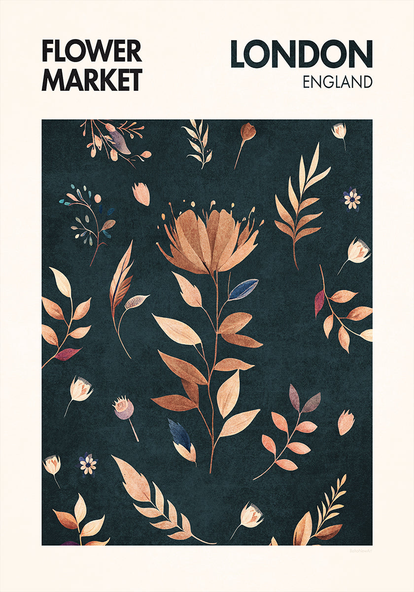 Terälehdet Lontoossa -juliste