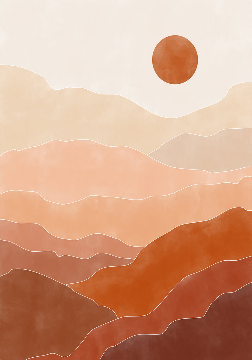 Aavikon auringonnousu