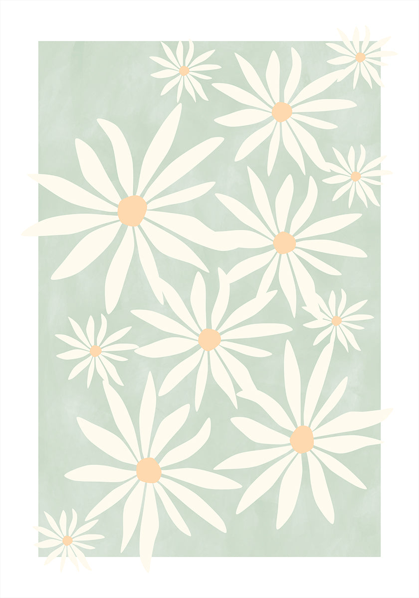 Terälehdet Sage-julisteessa