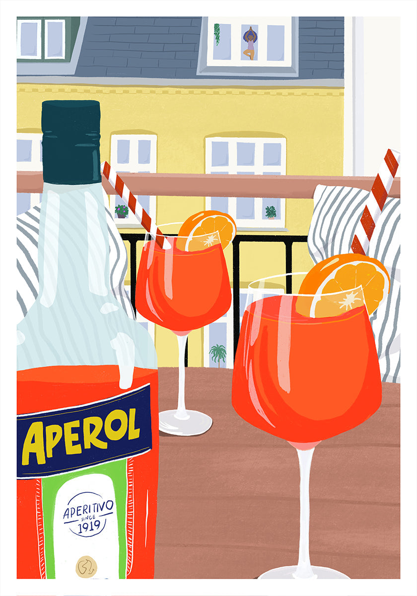 Parveke "Hygge" -juliste