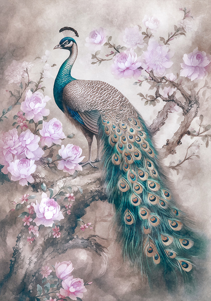 Peacocks Romance Garden (NEW) - Posterbox
