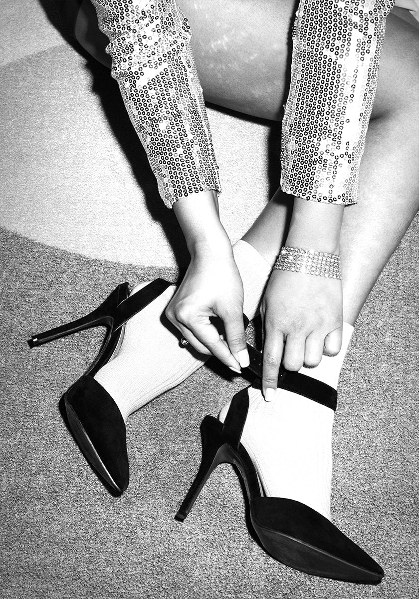 Disco Feet B&w