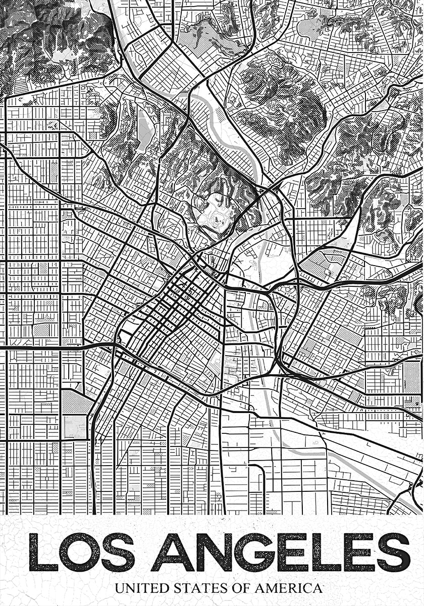 Los Angelesin valkoinen juliste