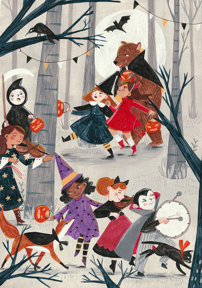 Halloween-kulkue -juliste