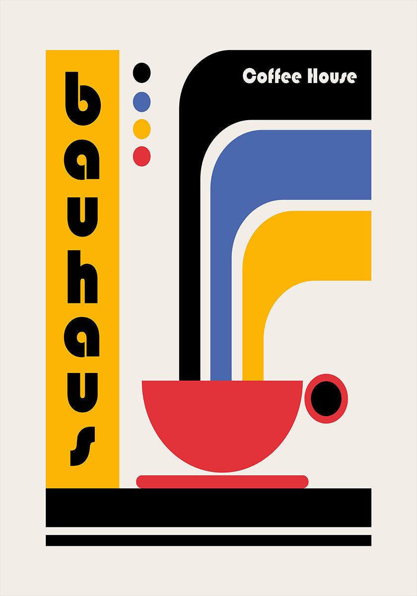 Bauhaus Coffee House -juliste