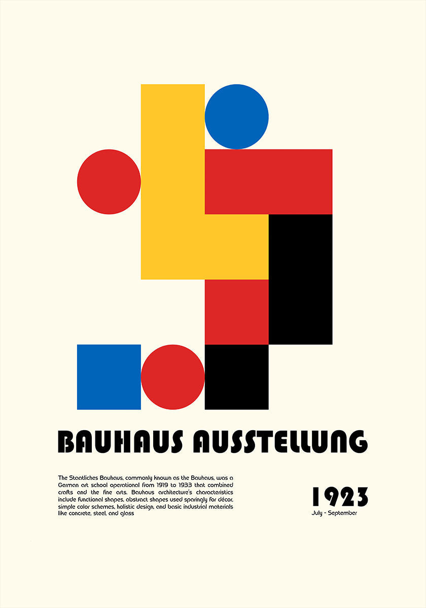 Bauhaus Ausstellung -juliste