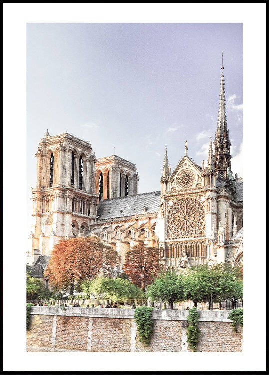 Notre Dame Side Plakat - Posterbox.no