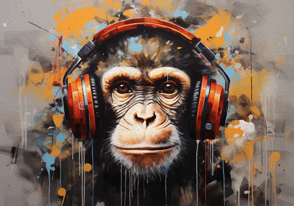 DJ Monkey -juliste