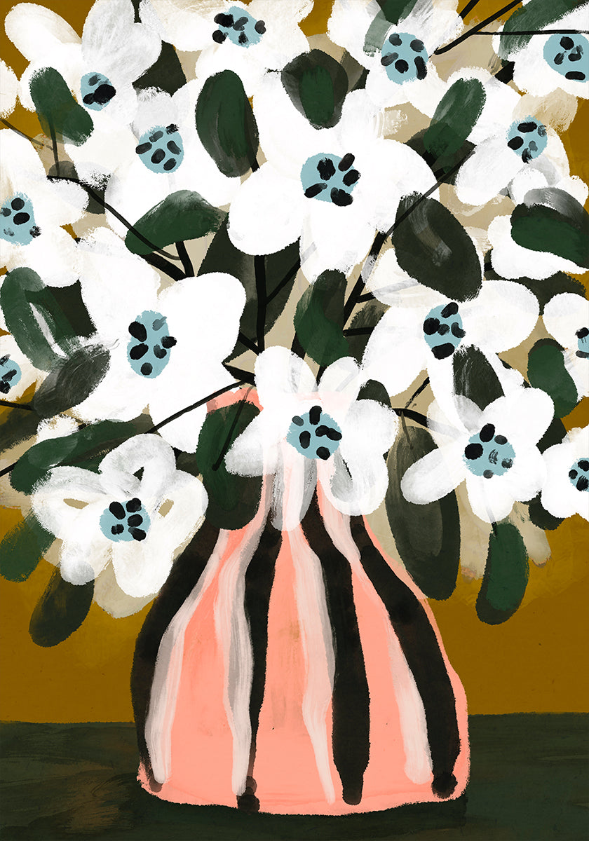 Blooming Stripes -juliste