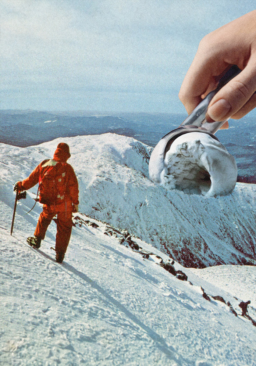 Ice Cream Mountain - Cookies & Cream -juliste