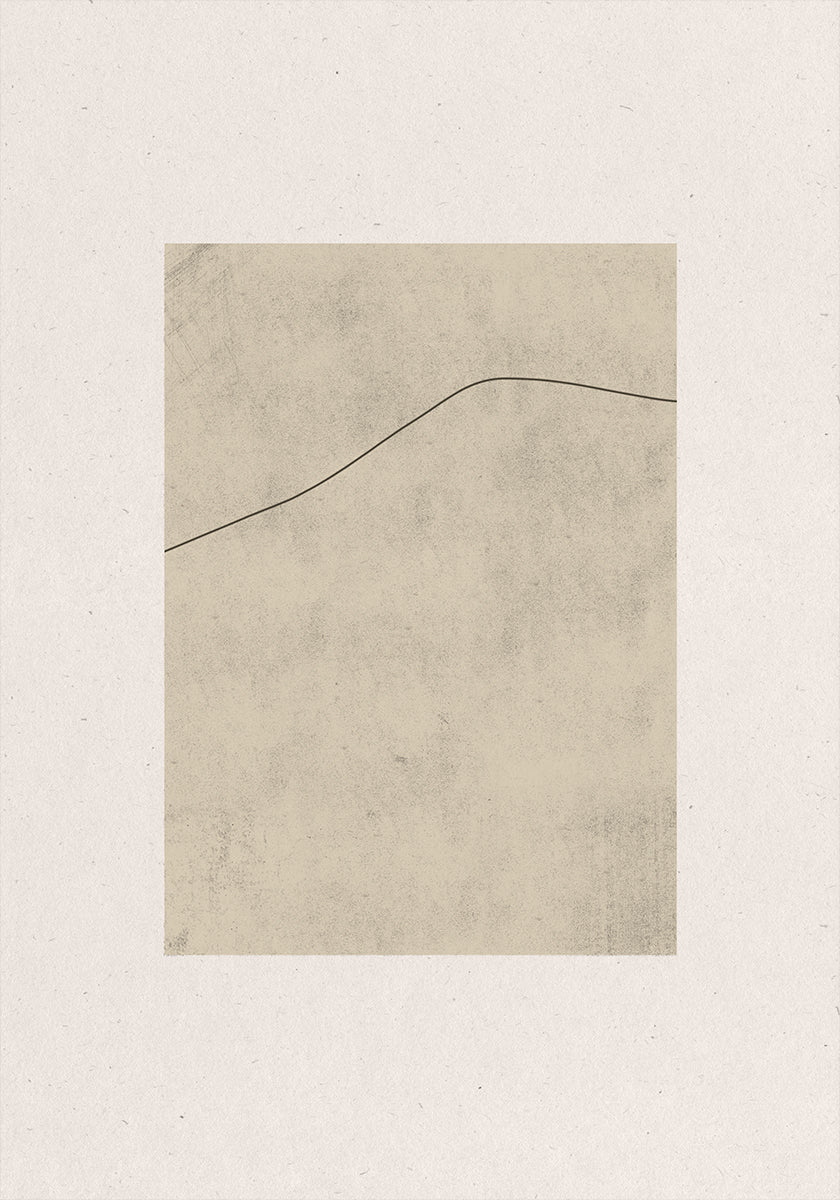 Viiva Whispered beige -julisteella