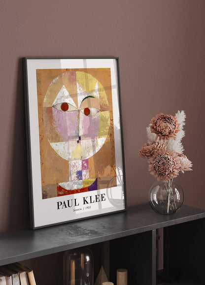 Senecio 1922 By Paul Klee Plakat - Posterbox.no