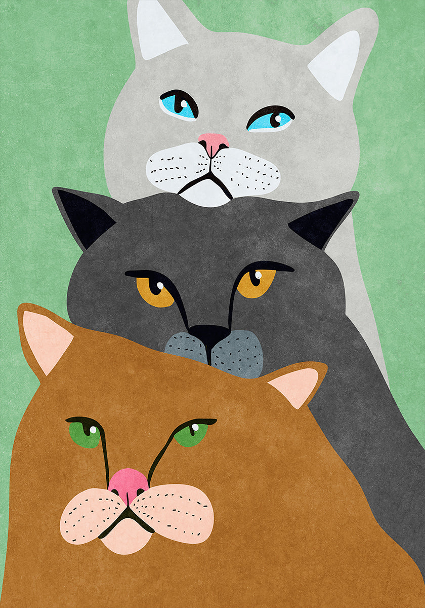 Cat Trio -juliste