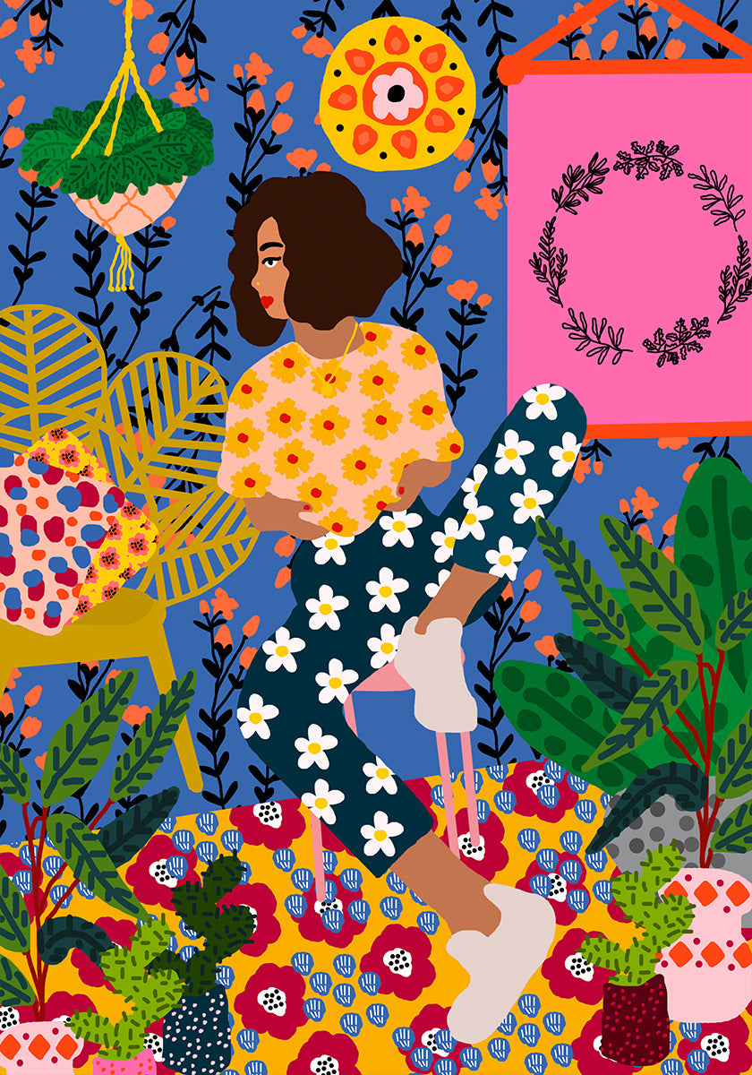 Floral Retreat Girl