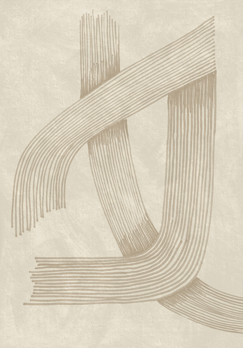 Abstrakti hienostunut linja 01 juliste