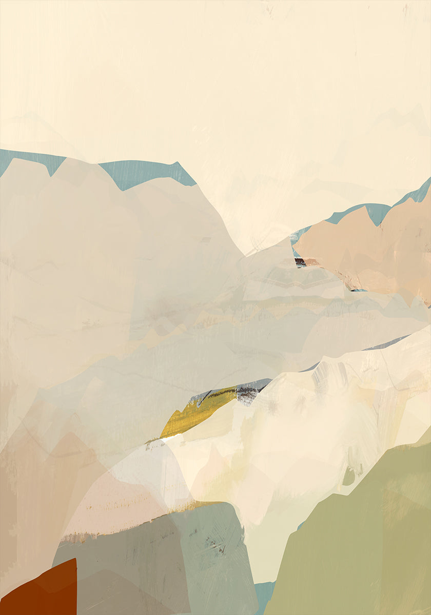 Peachy Mountain Range 2 -juliste