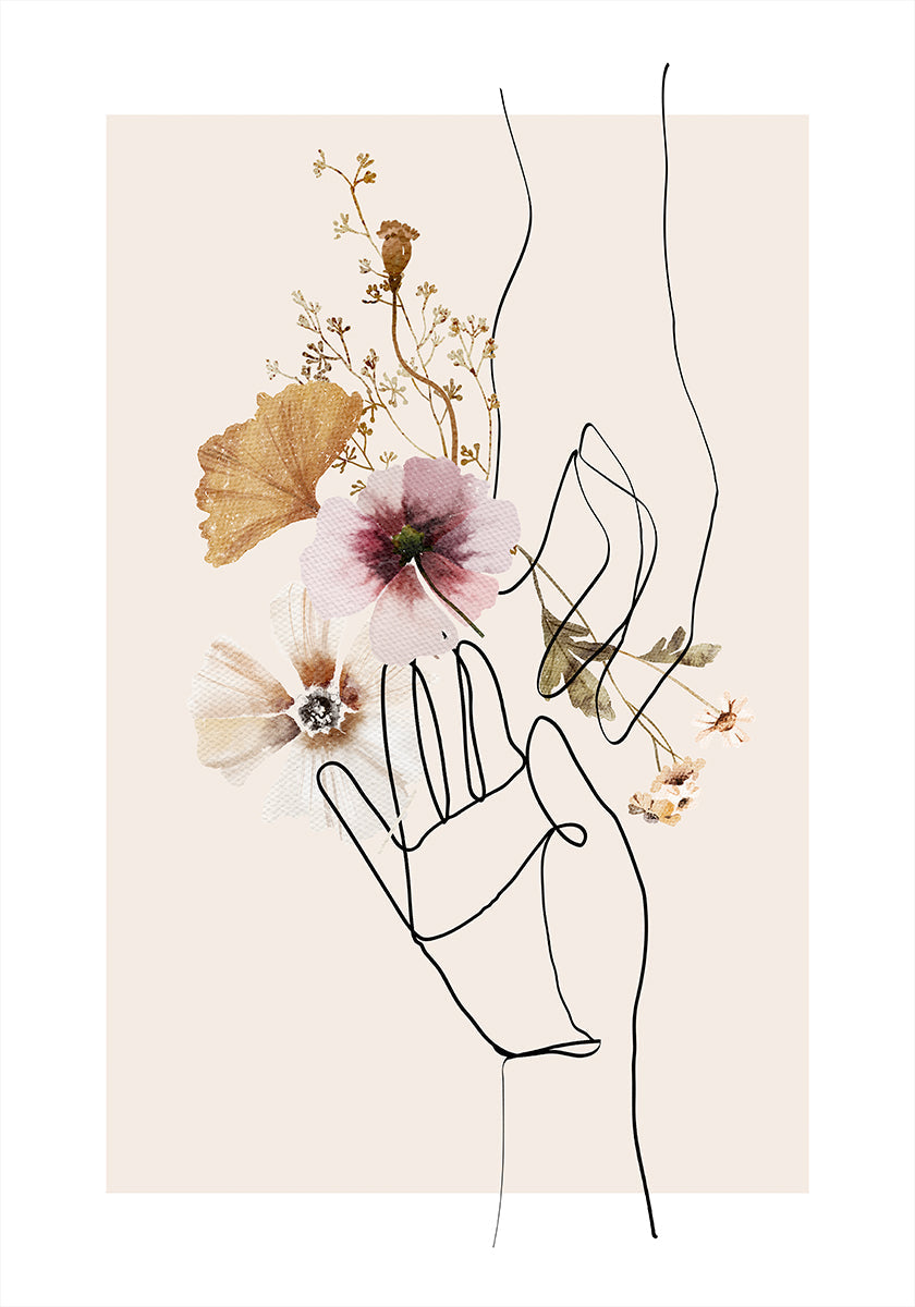 Wildflower Hands -juliste