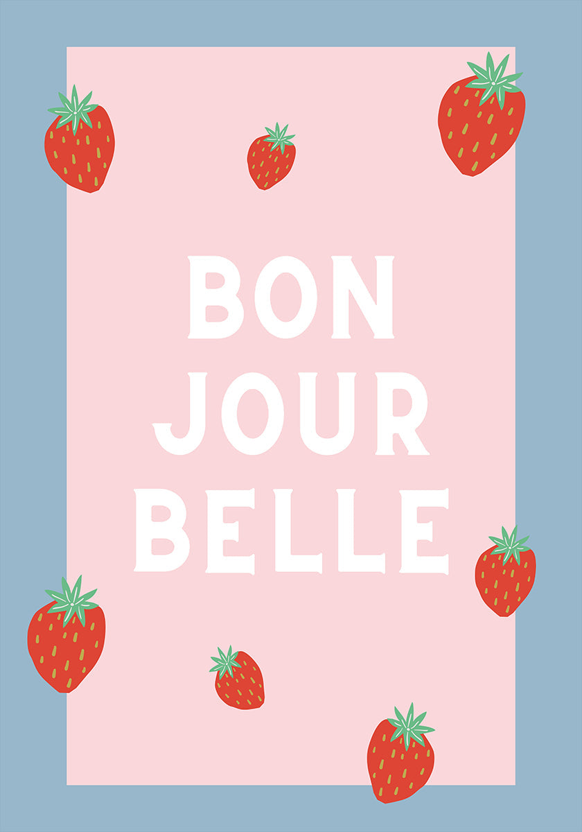 Bon Jour Belle -juliste