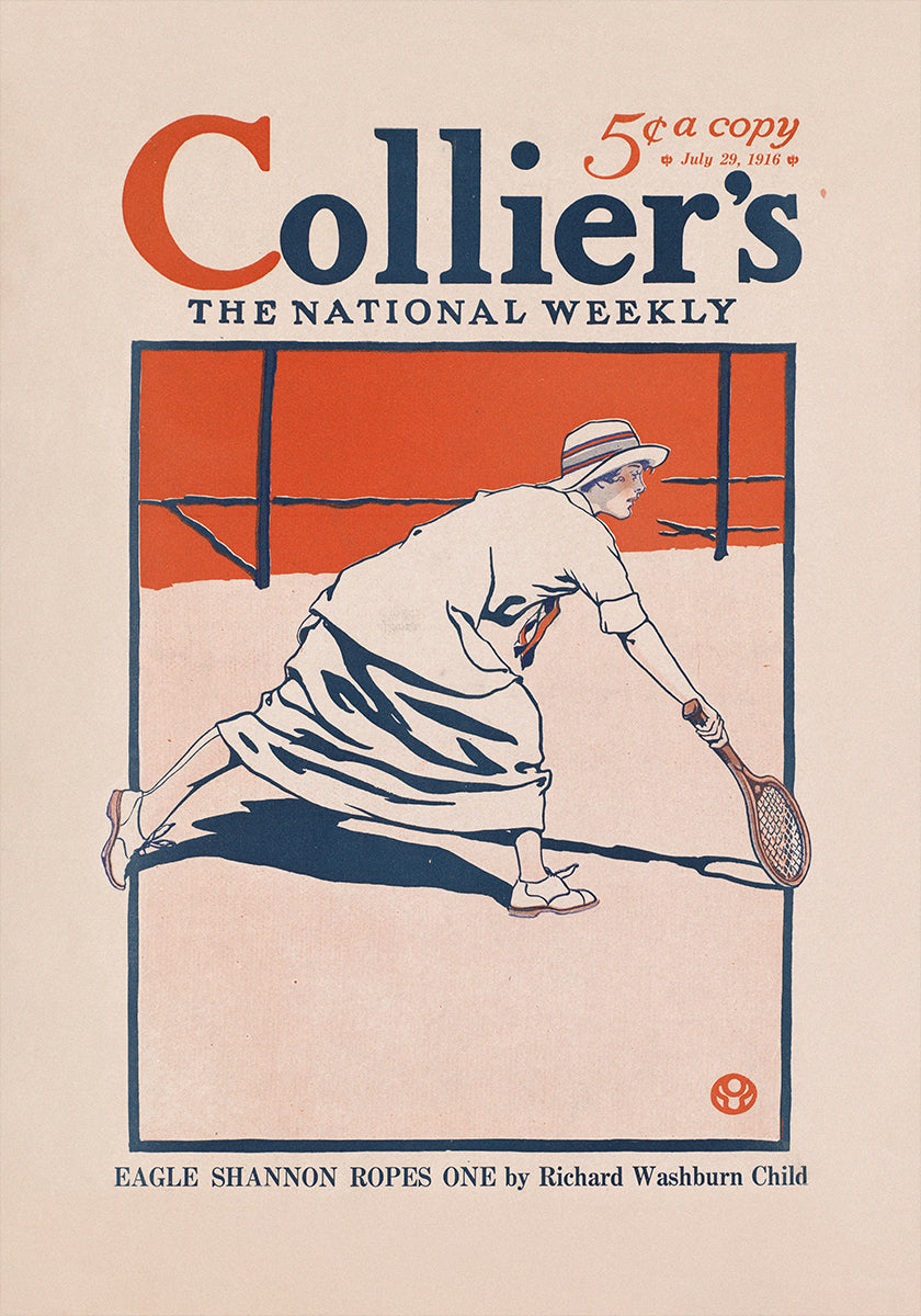 Collier's, National Weekly, Eagle Shannon Ropes One Poster