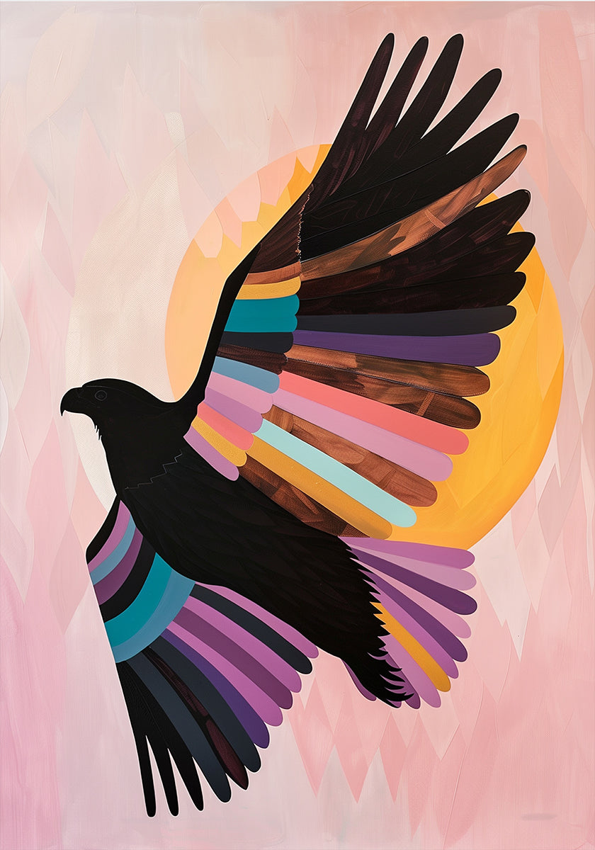 Heräävä lintu -juliste