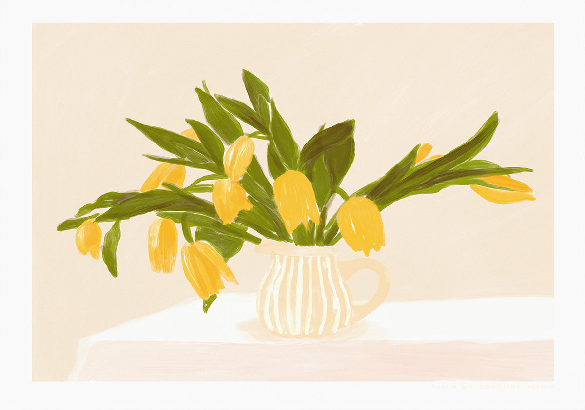 Pandcyellowtulips kopio
