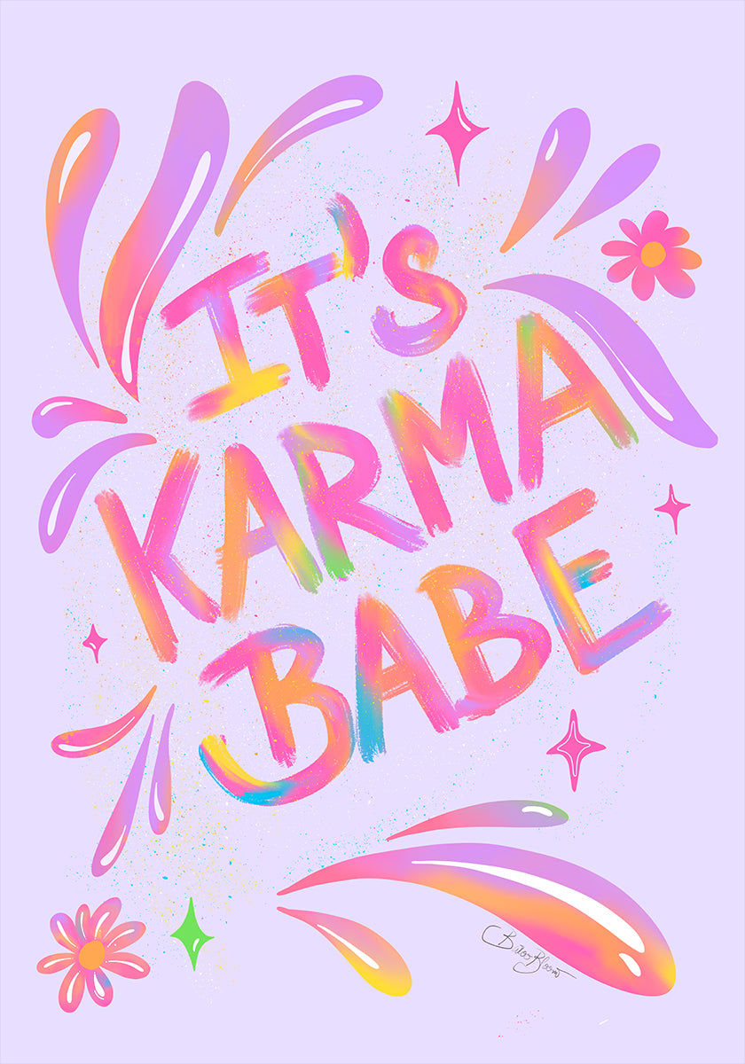 Karma Babe -juliste
