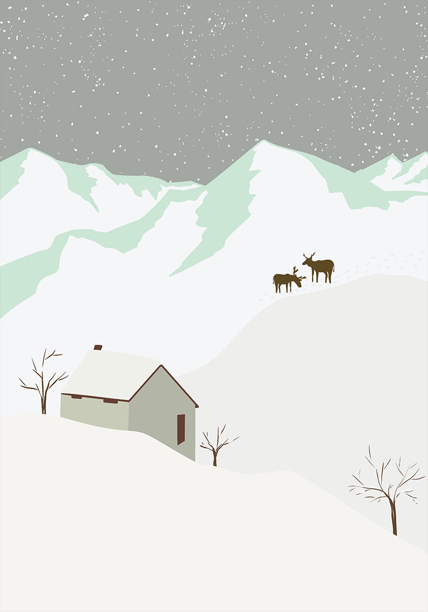 Talvinäkymä juliste