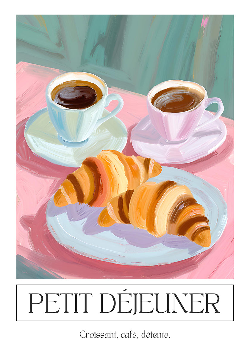 Petit dejeuner -juliste