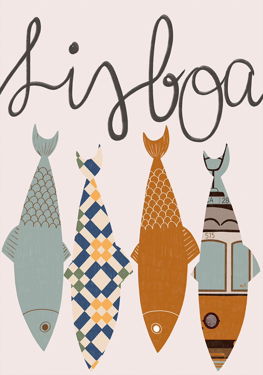 Lisbon Sardines Plakat