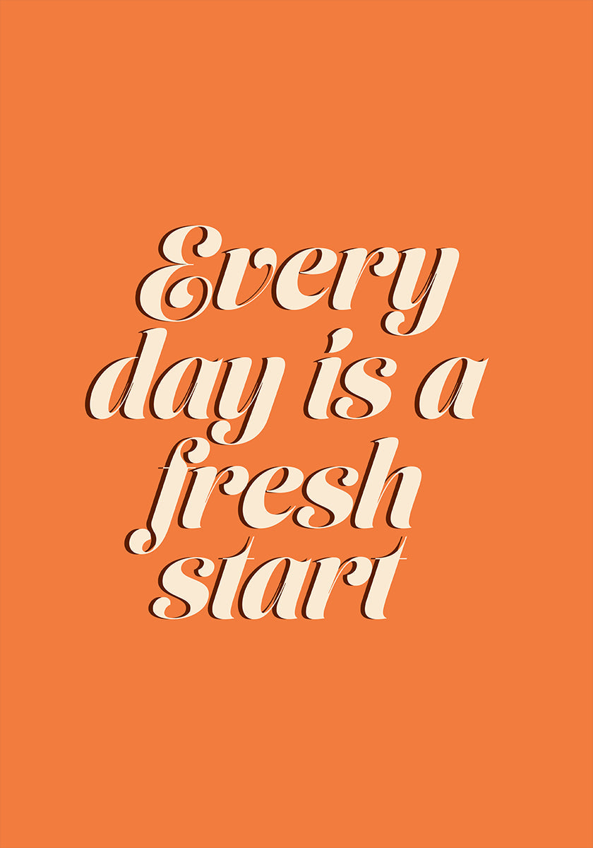 Fresh Start -juliste