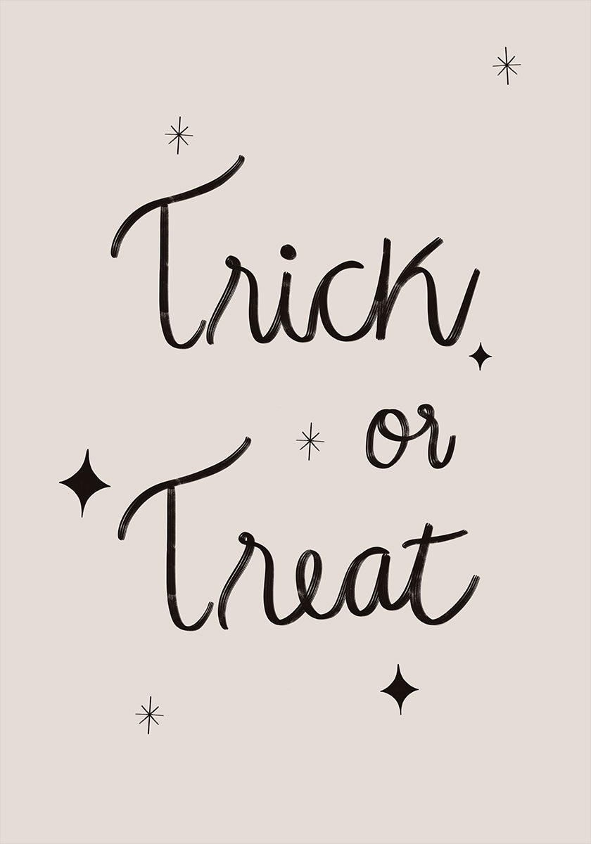Trick or Treat -juliste
