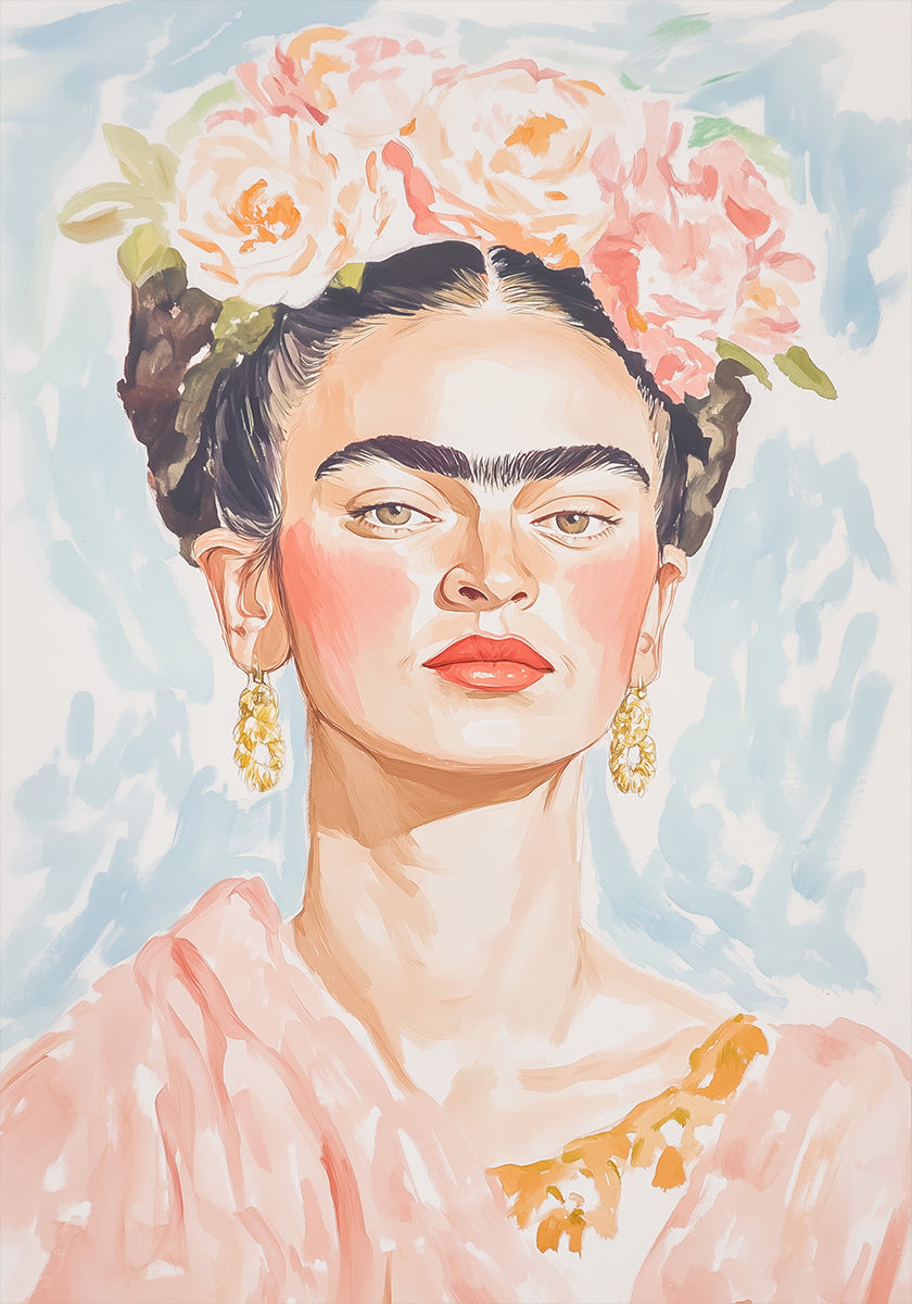 Frida pastellivärinen juliste
