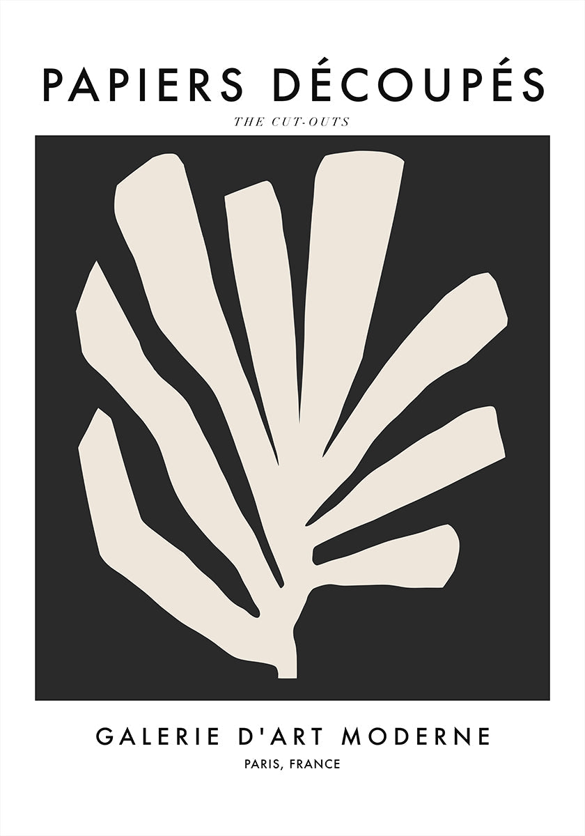 Silhouette Leaves -juliste