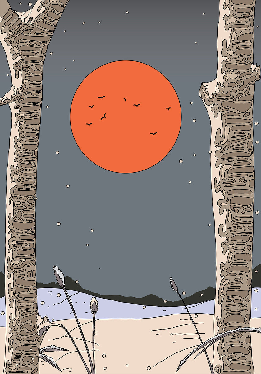 Talvimaisema juliste