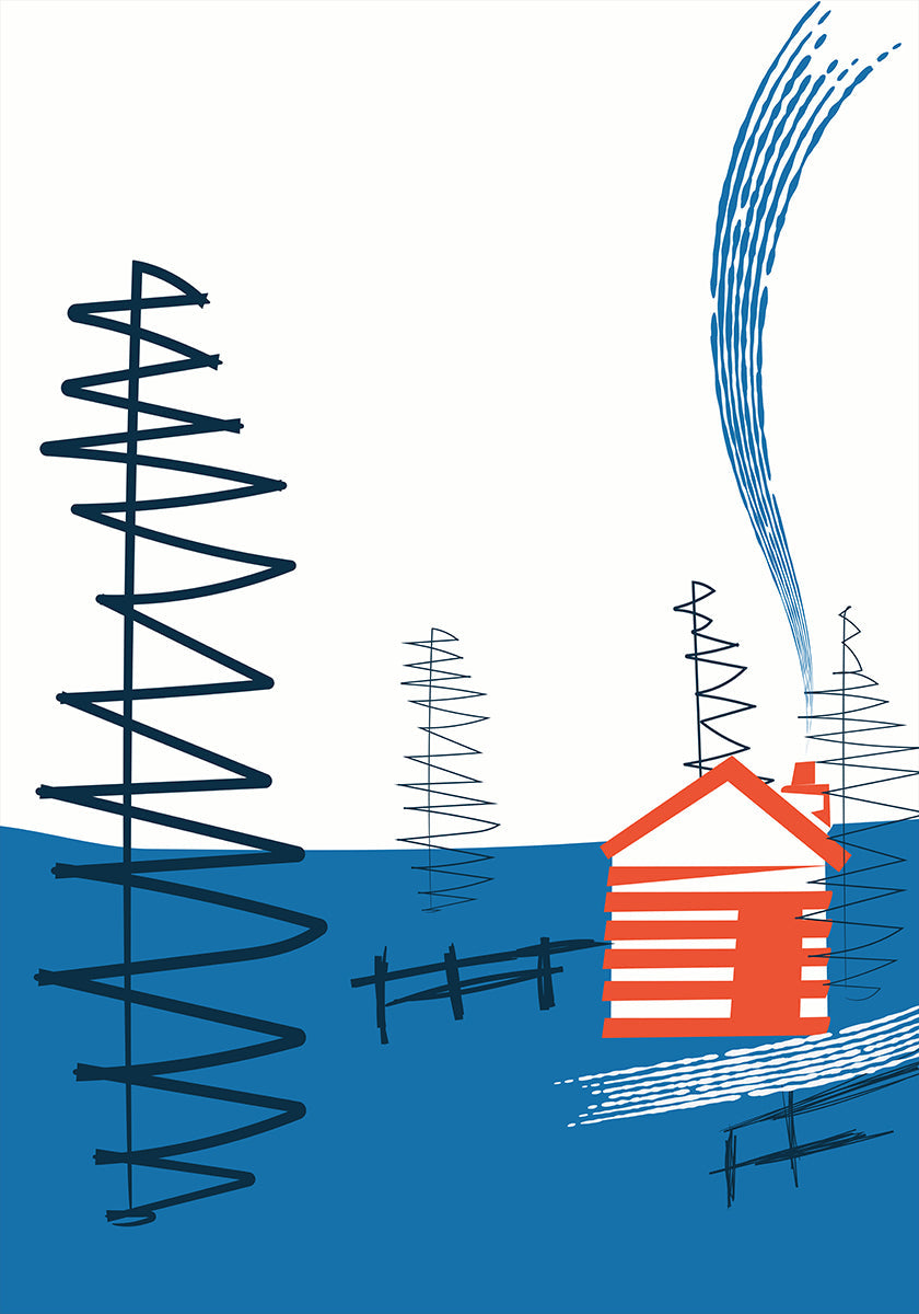 Cozy Cabin Retreat -juliste