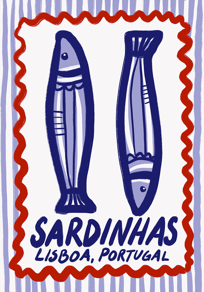 Lisbon Sardines Delight -juliste