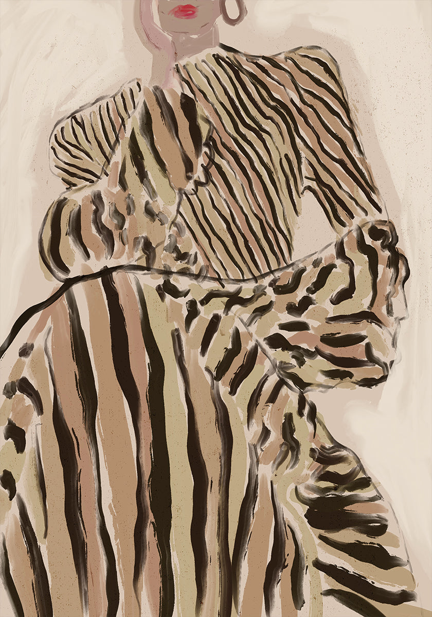 Zebra Elegance -juliste